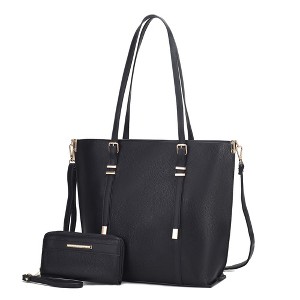 MKF Collection Emery Vegan Leather Women’s Tote Bag with Wallet by Mia K - 1 of 4