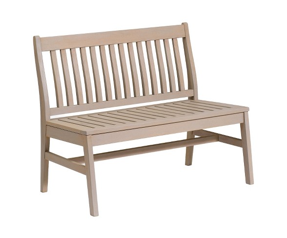 Patio Bench Natural - Oxford Garden