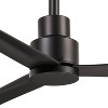 52" Minka Aire Modern Outdoor Ceiling Fan with Remote Control Coal Wet Rated for Patio Exterior House Porch Gazebo Garage Barn - 3 of 4
