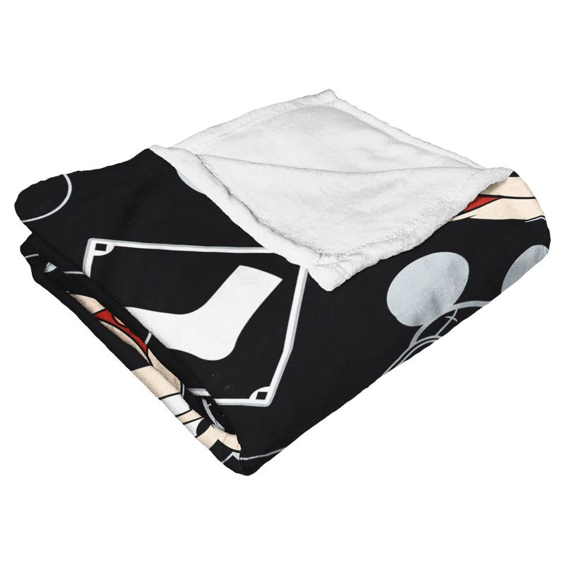 MLB Chicago White Sox Mickey Silk Touch Throw Blanket and Hugger, 2 of 3