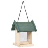 Munora - 4-Piece Firwood Bird Feeders Set - 7.5"W x 7.5"D x 9.8"H - Weather-Resistant Garden Bird Feeding Stations - 4 of 4