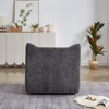 CAVINAS 35" Bean Bag Chair, Chenille Fabric Sofa Chair with High-Resilience Sponge, Ergonomic Accent Chair for Living Room, Bedroom - 4 of 4