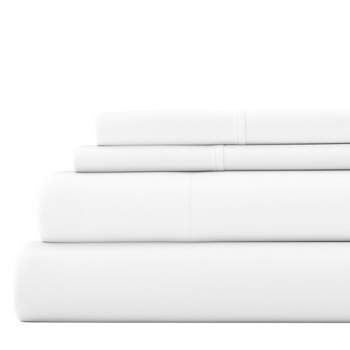 Solid 4 Piece Sheet Set - Ultra Soft, Easy Care - Becky Cameron, White ...