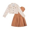 Nicole Miller Girl's 2 Piece Dress & Jacket Set - 2 of 3