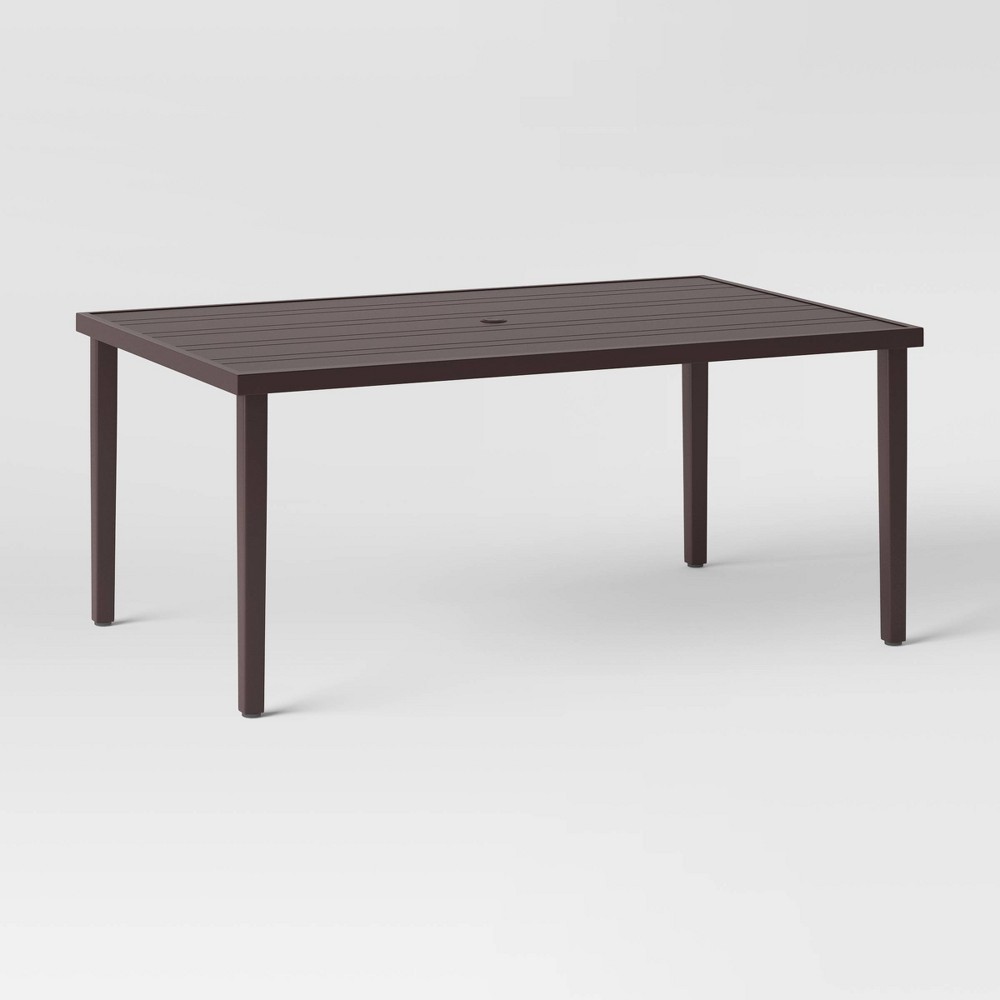 Photos - Dining Table Brookfield Rectangle Patio  - Light Brown - Threshold™