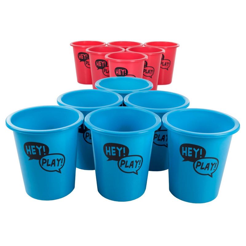 Hey! Play! Kids' and Adults Large Pong Outdoor Game Set, 3 of 8