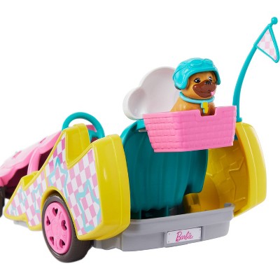 Barbie Stacie Racer Doll with Go-Kart Toy Car, Dog, Accessories, &#38; Sticker Sheet (Target Exclusive)