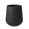 LeisureMod Orchid Fiberstone and Clay Planter Decorative Round Plant Pot with Drainage Holes - 4 of 4