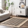 Nuloom Saskia Southwestern 5x8 Jute Indoor Area Rug for Dining Room Rug Neutral Rug Living Room Rug, Ivory - 2 of 4