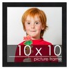 PosterPalooza | Square Minimalist Black Picture Frame - UV Acrylic, Foam Board Backing, Hanging Hardware - 2 of 4