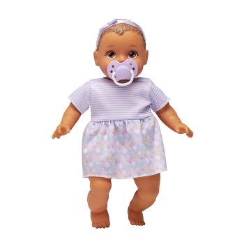 Perfectly Cute Basic Baby Girl 14" Baby Doll - Brunette and brown eyes