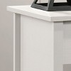 GlasFlength Nightstands Nightstand Modern Bedside Table with Storage Drawer and Open Wood Shelf for Room Modern, White, 18"*20"*24" - 3 of 4