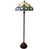 HomeStock Doutzen Tiffany-Style 2 Light Victorian Floor Lamp 18" Shade - 2 of 4