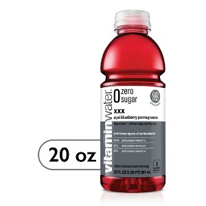 Vitamin Water Zero, Acai-Blueberry, Pomegranate - XXX - 20 Fl Oz Bottle (Pack of 6) - 1 of 4
