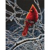 Dimensions Counted Cross Stitch Kit 11"X14"-Ice Cardinal - 2 of 2