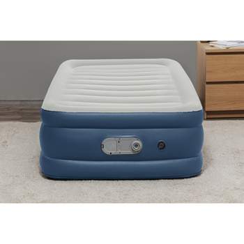 Sealy AlwayzAire Flocked Top Air Mattress Twin with Built-in Dual Pump