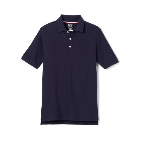 French Toast School Uniform Co-ed Short Sleeve Pique Polo-adult-navy-m ...