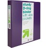 1" 3 Ring Binder Clear View - up&up™ - 2 of 4