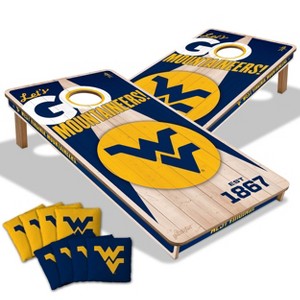 NCAA West Virginia Mountaineers 2'x4' Wood Toss Game Set - 1 of 4