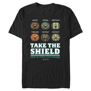 Mens How to Train Your Dragon Take The Shield T Shirt - 1 of 4