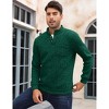 Clearlove Men's Slim Fit Wool Blend Henley Neck Pullover Sweater Warm Knit Long Sleeve Thermal Top Winter Casual Comfort - 2 of 4