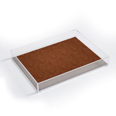 Holli Zollinger Ceres Ginger Small Acrylic Tray - Deny Designs