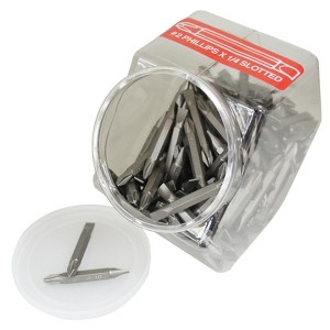Best Way Tools Phillips/Slotted #2 X 2 in. L Insert Bit Carbon Steel 150 pc - 1 of 2