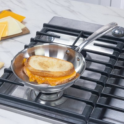 Guy Fieri's Flavortown 8" Stainless Steel Fry Pan - Premium Non-Toxic Three-Layer Skillet