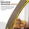 ARTLOGE 24/28/31.5in Round Wall Mirror Bathroom Mirrors with Leather Strap for Over Sink, for Living Room Entryway Wall Decor - 4 of 4