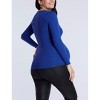 Women's Square Neck Rib Knit Long Sleeve Tee | Motherhood Maternity - 2 of 4