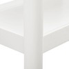 Sapphtopaz Modern Nightstand with 2-Tier Open Storage Shelf Rectangular Night Stand with Rounded Corners Bedside Table for Bedroom, Living Room - 2 of 4