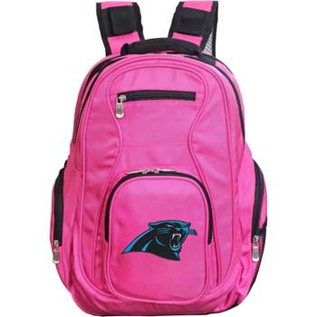 NFL Carolina Panthers Premium 19" Laptop Backpack - Pink