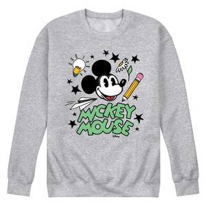 Men's - Disney - Mickey Mouse Graphic Fleece Sweatshirt - 1 of 4