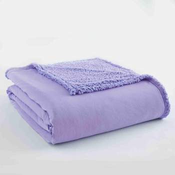 Shavel Micro Flannel High Quality Reversible Solid Patterned Luxuriously Super Soft, Comfortable & Warm High Pile Fleece Blanket