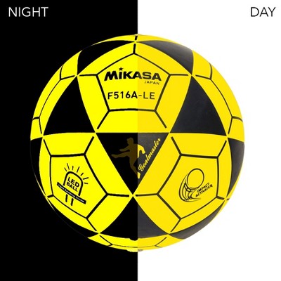 Mikasa LED Soccer Ball, Yellow