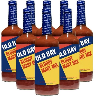 George’s Beverage Company Old Bay Mix - 1L Bottle - Gluten Free, All Natural Mixer