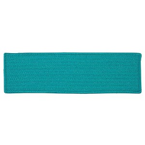 Colonial Mills Simply Home Solid - Turquoise Stair Tread Set (13) - 1 of 4