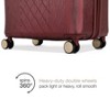 Badgley Mischka Diamond 3pc Expandable Hardside Spinner Luggage Set - 3 of 4