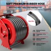 Mojgar 1 Inch Fuel Hose Reel Retractable Heavy Duty Hose Reel with Fueling Nozzle for Diesel Fuel Can 50ft Line Hose - 4 of 4