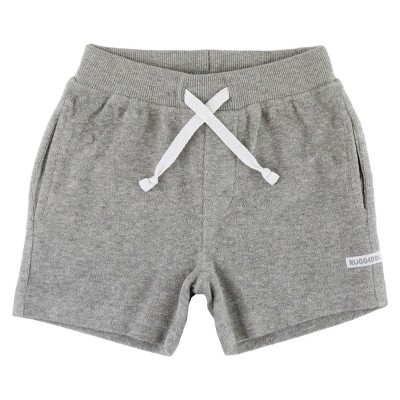 Babyhug Terry Knit Mid Thigh Shorts with Tropical Theme Print - White main image 0