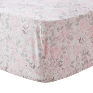 Colette Floral Fitted Sheet - Levtex Baby - 1 of 3