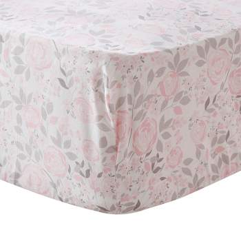 Night Owl Pink Fitted Sheet - Levtex Baby : Target