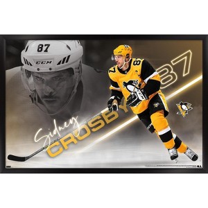 Trends International NHL Pittsburgh Penguins - Sidney Crosby 21 Framed Wall Poster Prints - 1 of 4