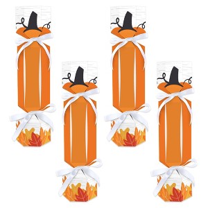 Big Dot of Happiness Fall Pumpkin - No Snap Halloween or Thanksgiving Party Table Favors - DIY Cracker Boxes - Set of 12 - 1 of 4