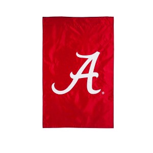 Evergreen University of Alabama House Applique Flag- 28 x 44 Inches Indoor Outdoor Sports Decor - 1 of 2