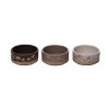 Transpac Stoneware 3.27 in. Multicolor Harvest Wildflower Ramekin Set of 3 - image 2 of 4