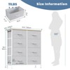 Kumasinova Dresser for Bedroom,Tall Chest of Drawers with Metal Frame and Wood Top,Storage Tower for Kid Room,Closet,Entryway,Nursery - 2 of 4