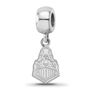 Black Bow Jewelry Sterling Silver Purdue Boilermakers NCAA Bead Charm - 1 of 4