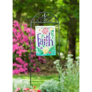 Evergreen Fleur de Lis Garden Flag Arbor Stand- 12x44 in Garden and House Flag Accessories - 1 of 4