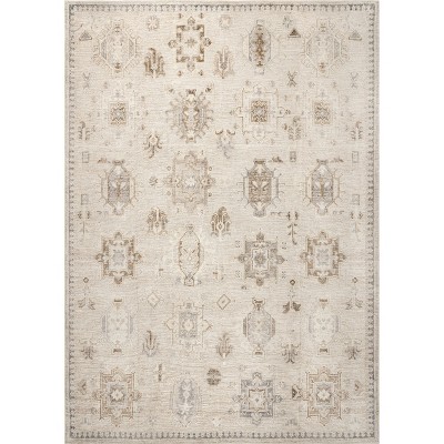 nuLOOM Krystin SpinClean Machine Washable Stain-Resistant Area Rug